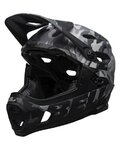 BELL Fahrradhelm - SUPER DH SPHERICAL - Schwarz/Grau
