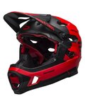 BELL Fahrradhelm - SUPER DH SPHERICAL - Rot/Schwarz