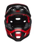 BELL Fahrradhelm - SUPER DH SPHERICAL - Rot/Schwarz