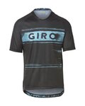 GIRO Kurzarm Fahrradtrikot - ROUST - Schwarz/Hellblau