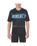 GIRO Kurzarm Fahrradtrikot - ROUST - Schwarz/Hellblau