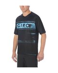 GIRO Kurzarm Fahrradtrikot - ROUST - Schwarz/Hellblau