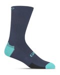 GIRO Klassische Fahrradsocken - HRC TEAM - Blau/Hellblau