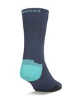 GIRO Klassische Fahrradsocken - HRC TEAM - Blau/Hellblau