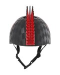 BELL Fahrradhelm - RASKULLZ SKULL HAWK - Schwarz/Rot
