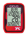 CICLOSPORT Tachometer - PROTOS 105 - Rot