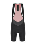 SANTINI Kurze Fahrradhose mit Trägern - SLEEK RAGGIO - Schwarz