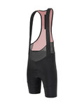 SANTINI Kurze Fahrradhose mit Trägern - SLEEK RAGGIO - Schwarz