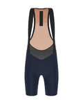 SANTINI Kurze Fahrradhose mit Trägern - SLEEK RAGGIO - Blau