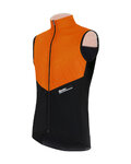 SANTINI Fahrradweste - REDUX VIGOR - Orange/Schwarz