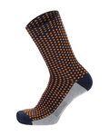 SANTINI Klassische Fahrradsocken - SFERA - Blau/Orange
