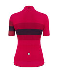 SANTINI Kurzarm Fahrradtrikot - ECOSLEEK BENGAL LADY - Rot/Schwarz