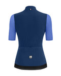 SANTINI Kurzarm Fahrradtrikot - REDUX STAMINA LADY - Blau