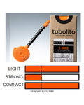 TUBOLITO Reifenschlauch - S-TUBO ROAD 700x18/28C BLACK - SV80 - Orange