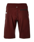 SANTINI Fahrradshorts ohne Träger - FULCRO - bordeaux