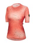 SANTINI Kurzarm Fahrrad-Shirt - FANGO DELTA - Rot