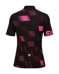 SANTINI Kurzarm Fahrradtrikot - FIBRA MTB - Rosa/Schwarz