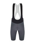 SANTINI Kurze Fahrradhose mit Trägern - REDUX SPEED - Grau