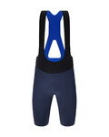 SANTINI Kurze Fahrradhose mit Trägern - REDUX SPEED - Blau