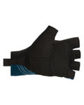 SANTINI Fingerlose Fahrradhandschuhe - RIGA - Blau