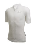 SANTINI Kurzarm Fahrradtrikot - COLORE PURO - Weiß