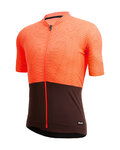 SANTINI Kurzarm Fahrradtrikot - COLORE RIGA - Orange