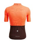 SANTINI Kurzarm Fahrradtrikot - COLORE RIGA - Orange