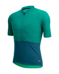 SANTINI Kurzarm Fahrradtrikot - COLORE RIGA - Grün