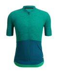 SANTINI Kurzarm Fahrradtrikot - COLORE RIGA - Grün