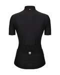 SANTINI Kurzarm Fahrradtrikot - COLORE PURO - Schwarz