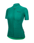 SANTINI Kurzarm Fahrradtrikot - COLORE PURO - Grün