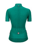 SANTINI Kurzarm Fahrradtrikot - COLORE PURO - Grün