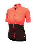 SANTINI Kurzarm Fahrradtrikot - COLORE RIGA - Orange/Schwarz