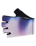 SANTINI Fingerlose Fahrradhandschuhe - OMBRA - Weiß/Blau