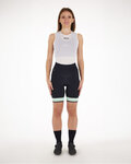 SANTINI Fahrradshorts ohne Träger - GIADA PURE - Grün/Schwarz