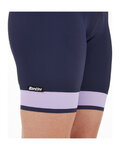 SANTINI Fahrradshorts ohne Träger - GIADA PURE - Lila/Blau