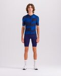 SANTINI Kurzarm Fahrradtrikot - FURIA SMART - Blau