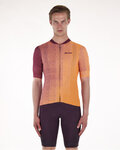 SANTINI Kurzarm Fahrradtrikot - PAWS FORMA - Orange/bordeaux