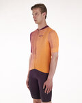 SANTINI Kurzarm Fahrradtrikot - PAWS FORMA - Orange/bordeaux
