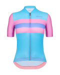 SANTINI Kurzarm Fahrradtrikot - ECO SLEEK NEW BENGAL - Rosa/Türkis