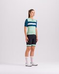 SANTINI Kurzarm Fahrradtrikot - ECO SLEEK NEW BENGAL - Hellgrün/Grün