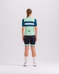 SANTINI Kurzarm Fahrradtrikot - ECO SLEEK NEW BENGAL - Hellgrün/Grün