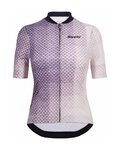 SANTINI Kurzarm Fahrradtrikot - PAWS FORMA - Lila