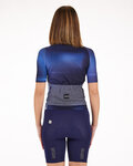 SANTINI Kurzarm Fahrradtrikot - OMBRA - Blau