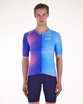SANTINI Kurzarm Fahrradtrikot - OMBRA - Blau