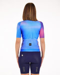 SANTINI Kurzarm Fahrradtrikot - OMBRA - Blau