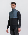 SANTINI Fahrrad-Thermojacke - VEGA ABSOLUTE - Blau/Schwarz