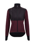 SANTINI Fahrrad-Thermojacke - VEGA ABSOLUTE - bordeaux/Schwarz