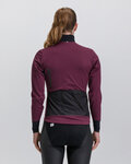 SANTINI Fahrrad-Thermojacke - VEGA ABSOLUTE - bordeaux/Schwarz