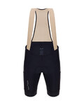 SANTINI Kurze Fahrradhose mit Trägern - CARGO - Schwarz